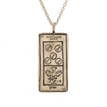 The Lovers Tarot Card Necklace - Magpie Jewellery