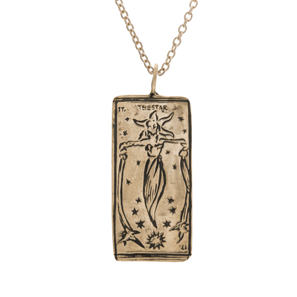 The Star Tarot Card Necklace - Magpie Jewellery