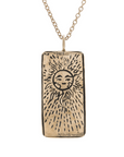 The Sun Tarot Card Necklace - Magpie Jewellery