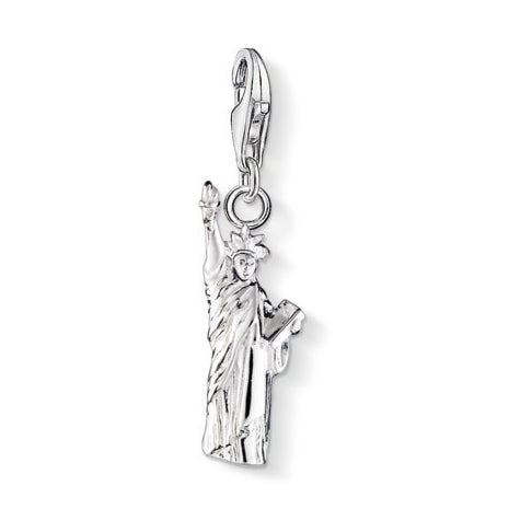 Silver Statue of Liberty Charm - Magpie Jewellery