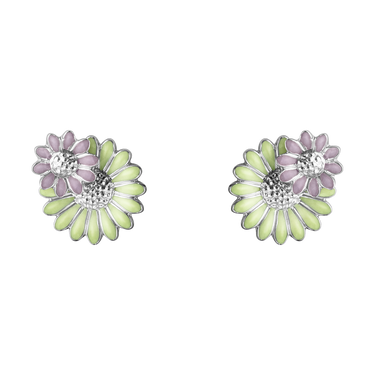 DAISY Green and Pink Earrings | Magpie Jewellery