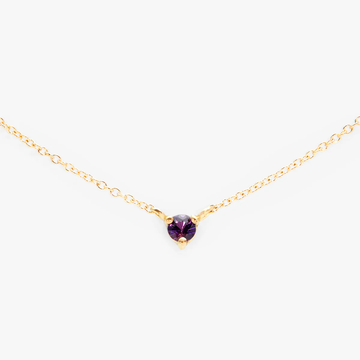  Amethyst Birthstone Necklace | Magpie Jewellery