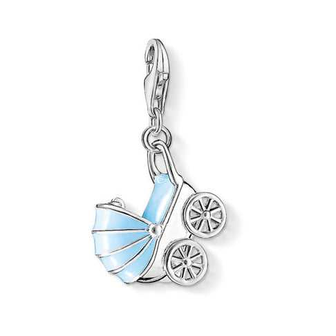 Enameled Stroller Charm - Magpie Jewellery