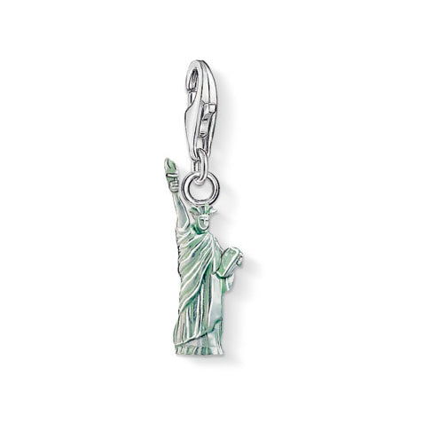 Enameled Statue of Liberty Charm - Magpie Jewellery