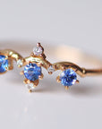 Sapphire Winter Waltz Ring - Magpie Jewellery