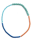 4-Corners Necklace - Lapis, Amazonite, Green & Red Aventurine - Magpie Jewellery
