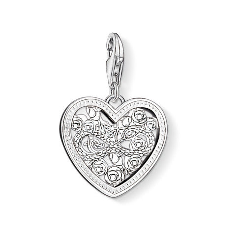 Heart Full of Flowers Charm - Magpie Jewellery