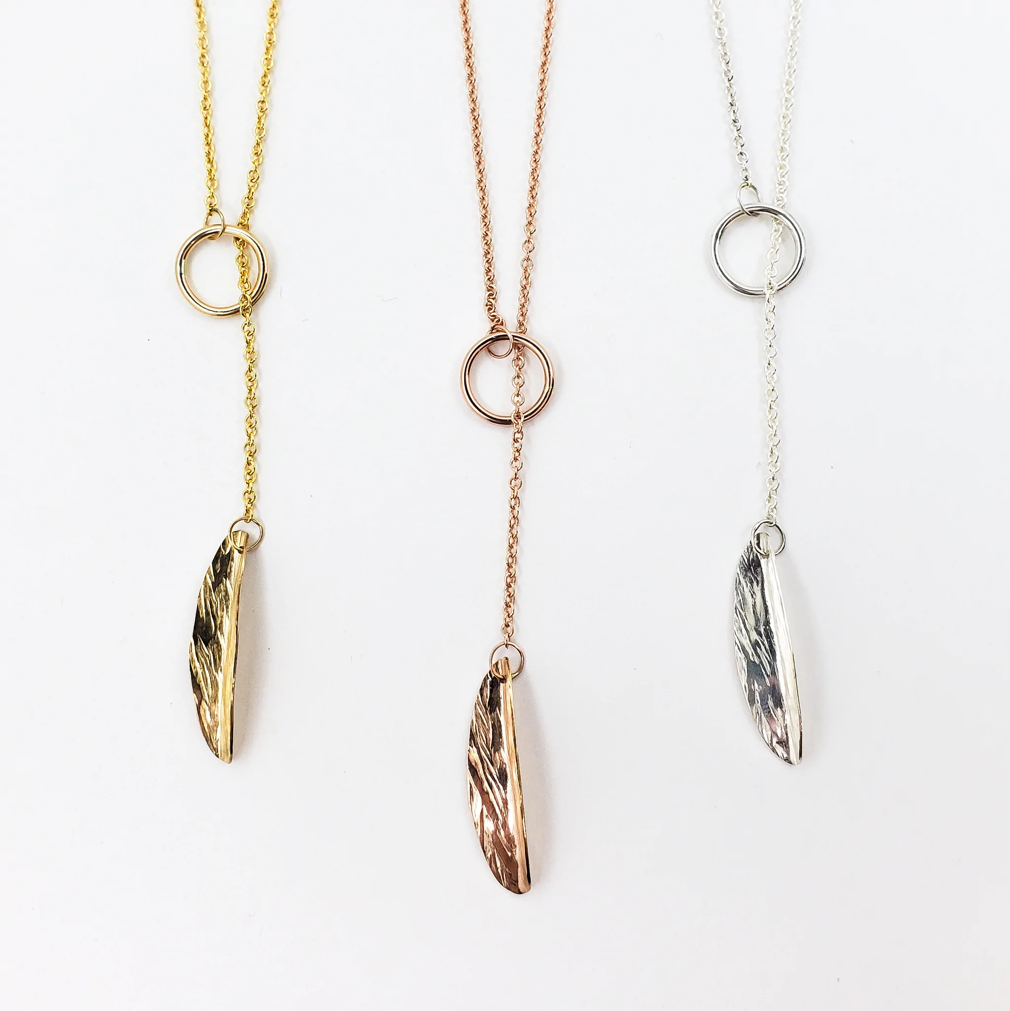 "Willow" Small Lariat Necklace - Magpie Jewellery