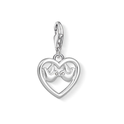 Heart Full of Peace Charm - Magpie Jewellery
