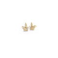 Wood Nymph Faye Diamond Studs - Magpie Jewellery