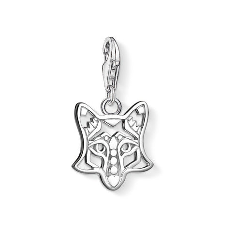 Filigree Fox Head Charm - Magpie Jewellery
