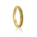 Eclipse 14K Gold Meditation Ring | Magpie Jewellery