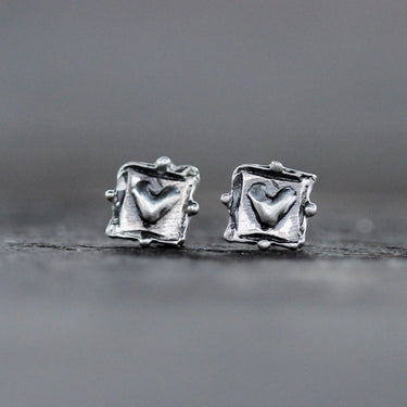 Ancient Love Studs - Magpie Jewellery