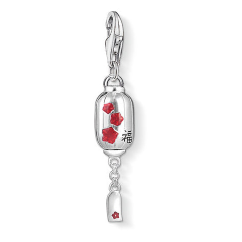 Enameled Flower Lantern Charm - Magpie Jewellery