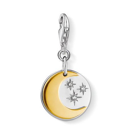 Moon & Stars Charm - Magpie Jewellery