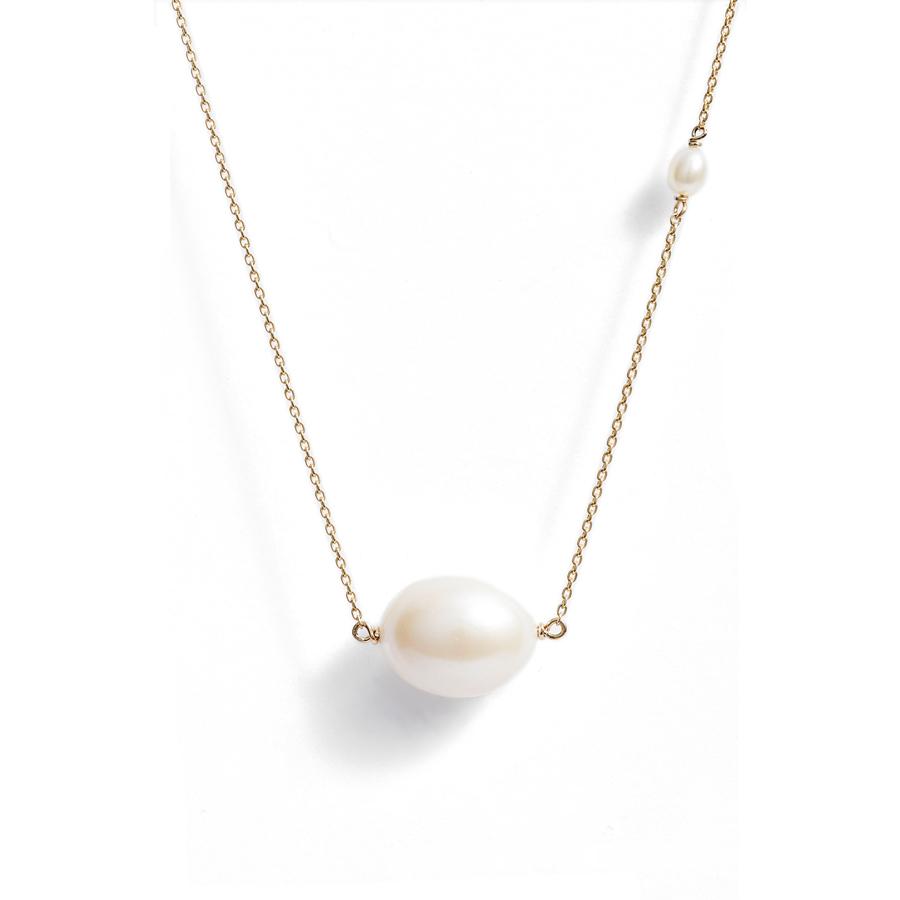 Baroque Pearl Pendant Necklace - Magpie Jewellery