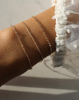 14K Gold Shimmer Chain Bracelet - Magpie Jewellery