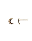 Crescent Moon 14k Gold Earrings