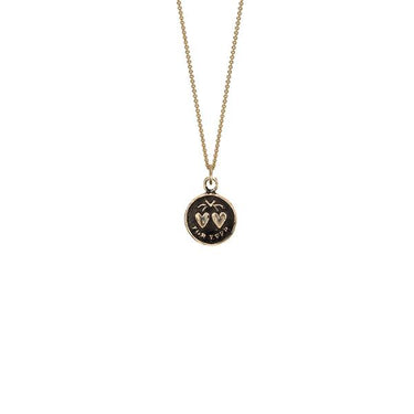 Hearts 14k Gold Talisman