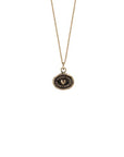 Heart Print 14k Gold Talisman