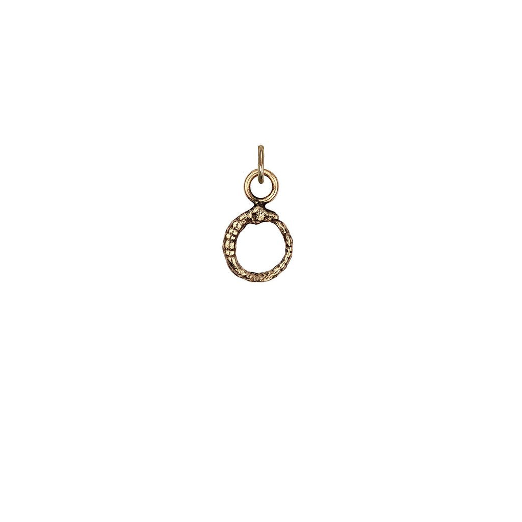 Ouroboros 14K Gold Symbol Charm | Magpie Jewellery