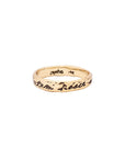 Courage To Challenge Life 14K Gold Poesy Ring | Magpie Jewellery