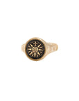 Direction 14K Gold Signet Ring | Magpie Jewellery