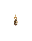 Earthen Rustic Diamond 14K Gold Capped Attraction Charm | Magpie Jewellery