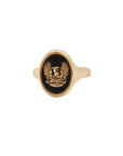 Fire Within 14K Gold Signet Ring | Magpie Jewellery