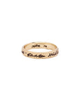 To Be Rather Than To Seem 14K Gold Poesy Ring | Magpie Jewellery