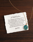 14k Gold I Will Endure Talisman - True Colours - Magpie Jewellery