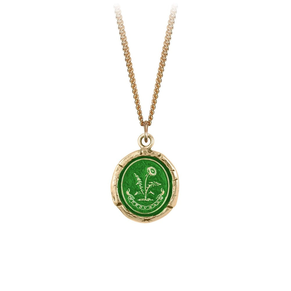 14k Gold I Will Endure Signature Talisman - True Colours - Magpie Jewellery