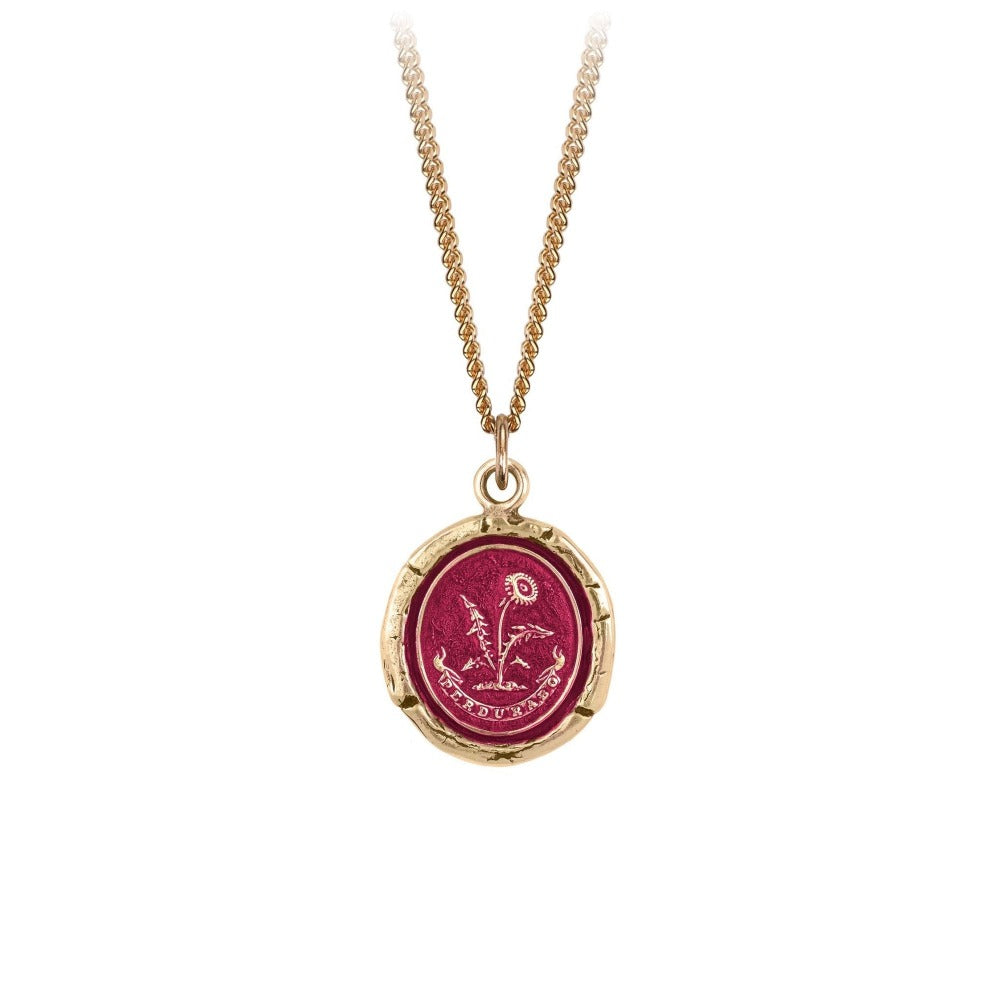 14k Gold I Will Endure Signature Talisman - True Colours - Magpie Jewellery