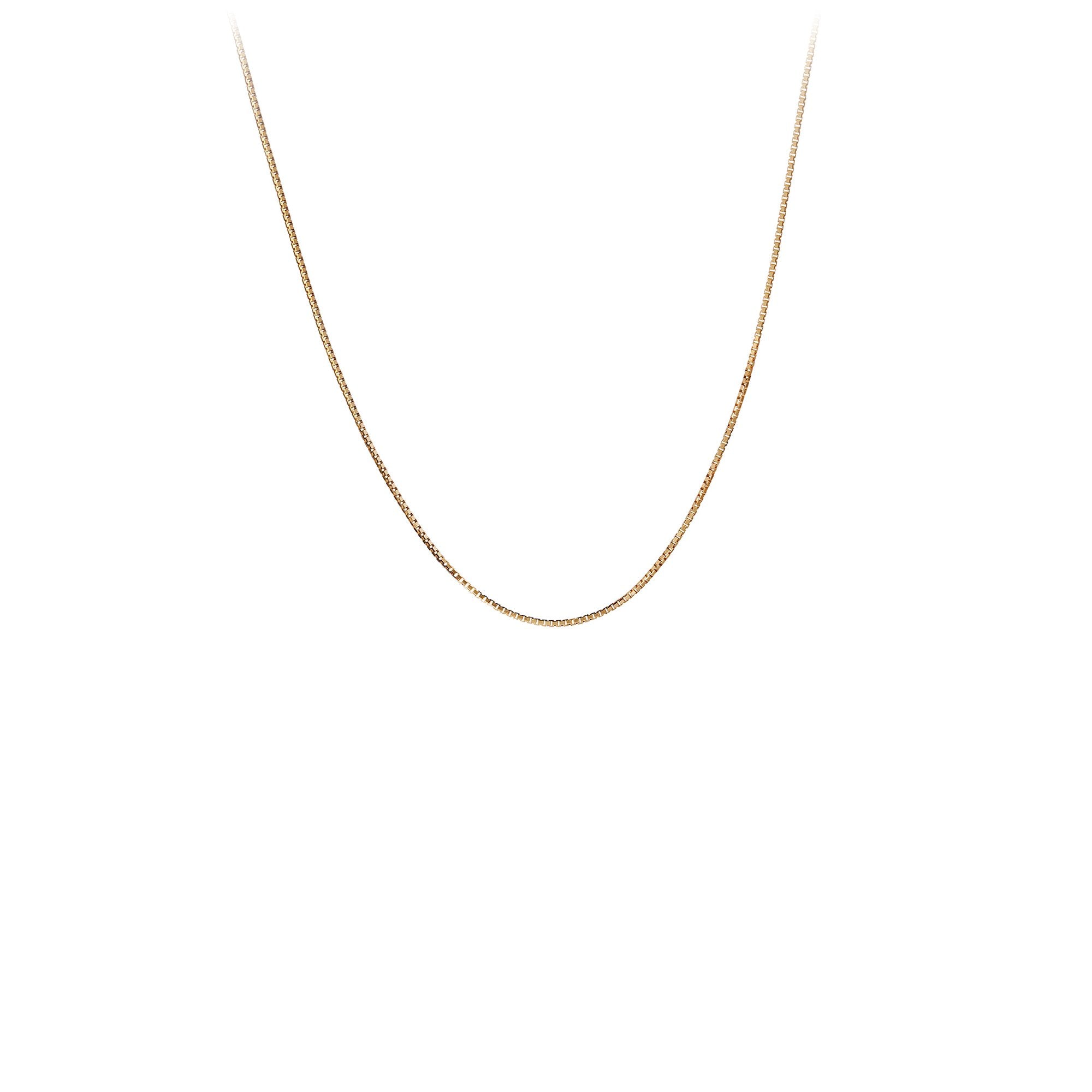 14k Gold Octava Box Chain - Magpie Jewellery