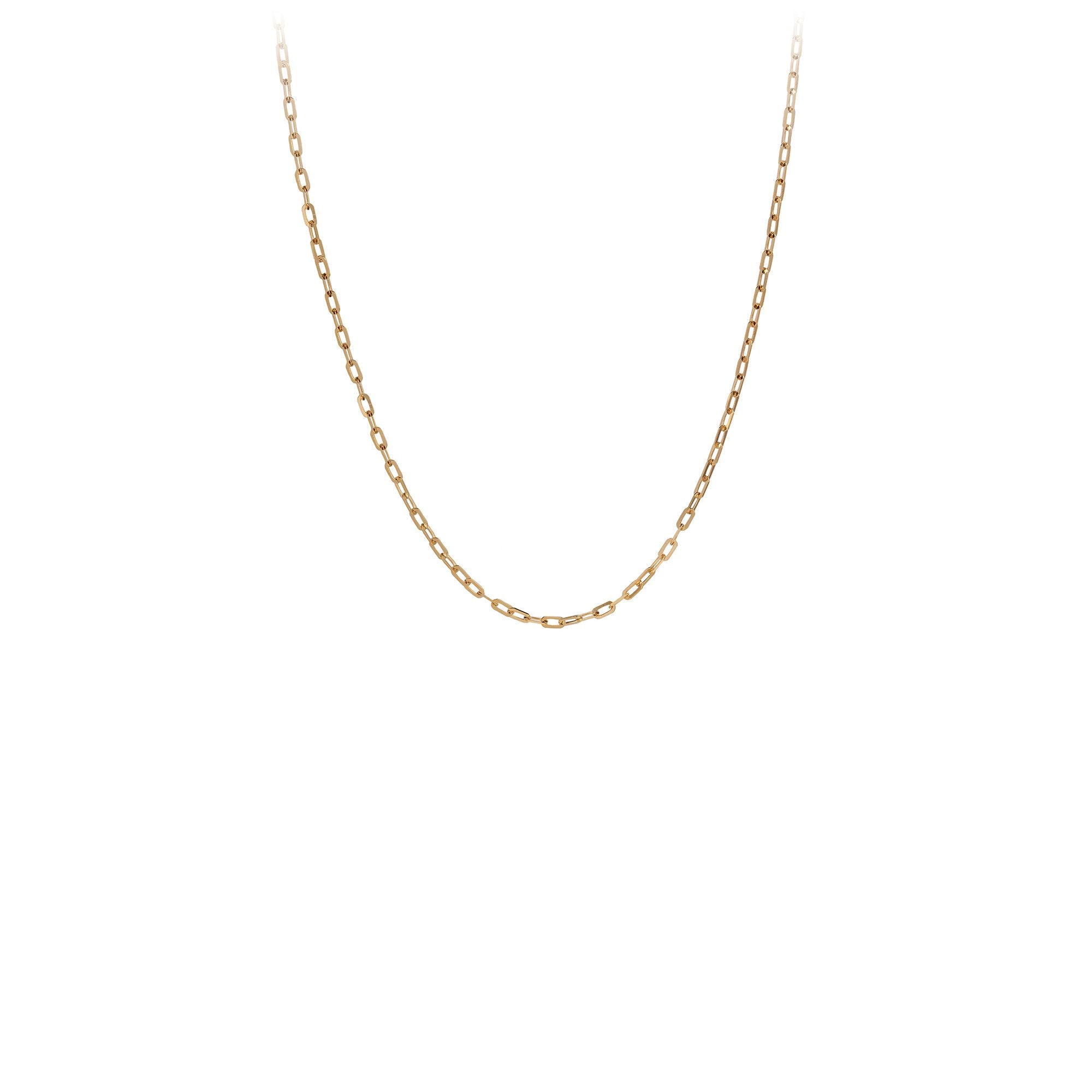 14k Gold Paperclip Chain - Magpie Jewellery