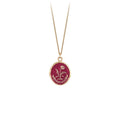 14k Gold I Will Endure Talisman - True Colours - Magpie Jewellery