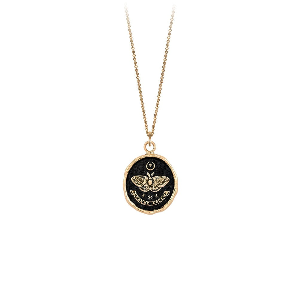14k Gold Seek the Light Talisman - Magpie Jewellery
