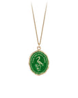 14k Gold This Too Shall Pass Talisman - True Colours - Magpie Jewellery