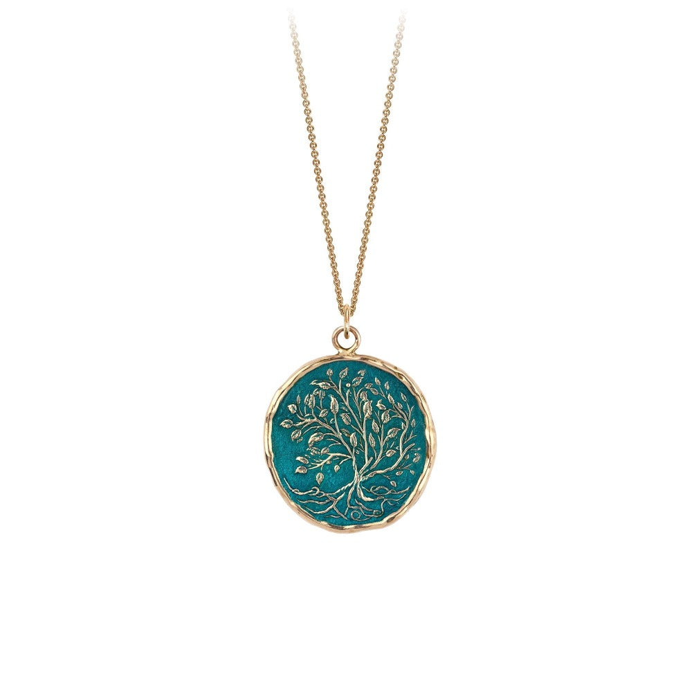 14k Gold Tree of Life Talisman - True Colours - Magpie Jewellery