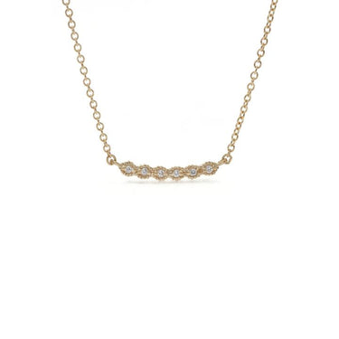 Ribbon Crescent Necklace - Magpie Jewellery