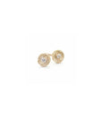 Ribbed Relic Rounded Studs - Magpie Jewellery