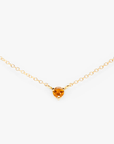 Citrine Birthstone Necklace | Magpie Jewellery