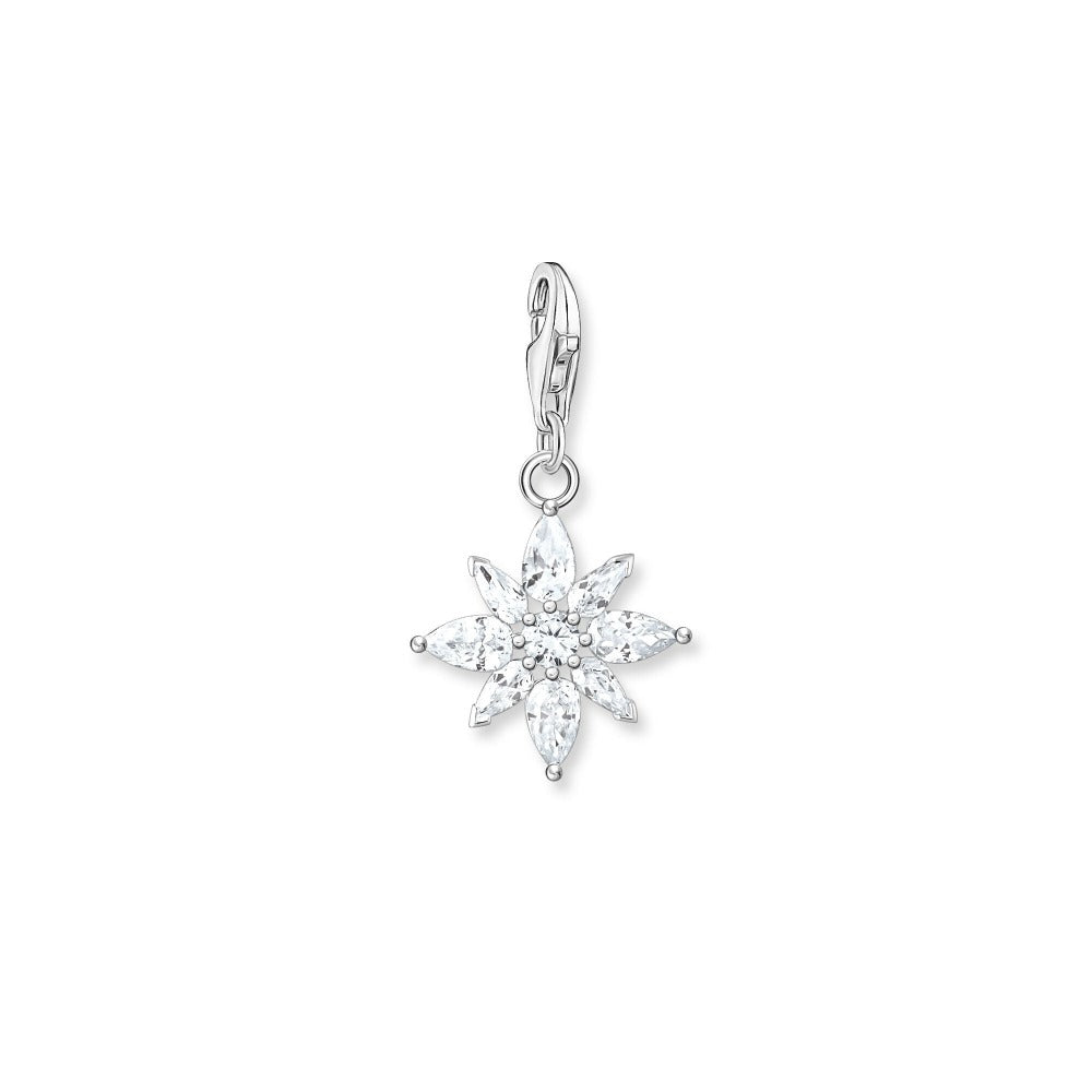 Sparkling Flower Charm - Magpie Jewellery