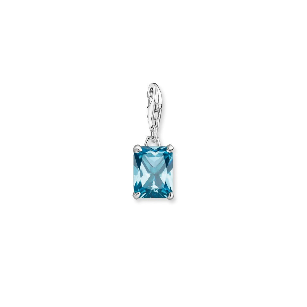 Blue Spinel Stone Charm - Magpie Jewellery