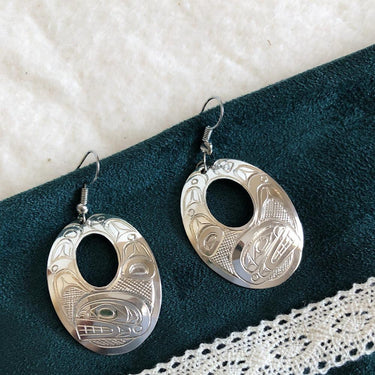 Keyhole Totem Drop Earrings - Magpie Jewellery