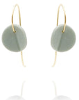 "Eucalyptus" Small Porcelain Earrings - Magpie Jewellery
