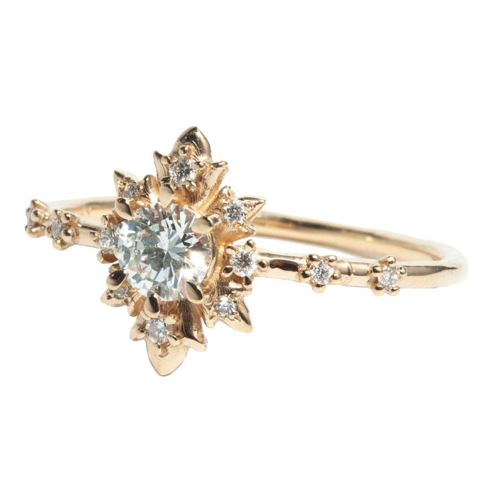 Diamond Termina Ring - Magpie Jewellery