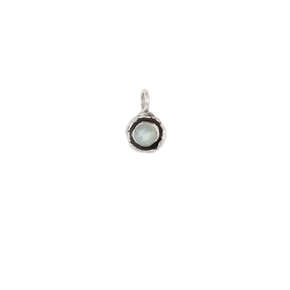 Faceted Stone Talisman Charm - Magpie Jewellery