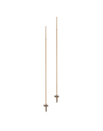 Dagger 14k Gold Symbol Thread Through Earring | Magpie Jewellery