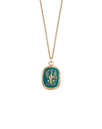 14k Gold Follow Your Dreams Talisman - Mediterranean Blue - Magpie Jewellery